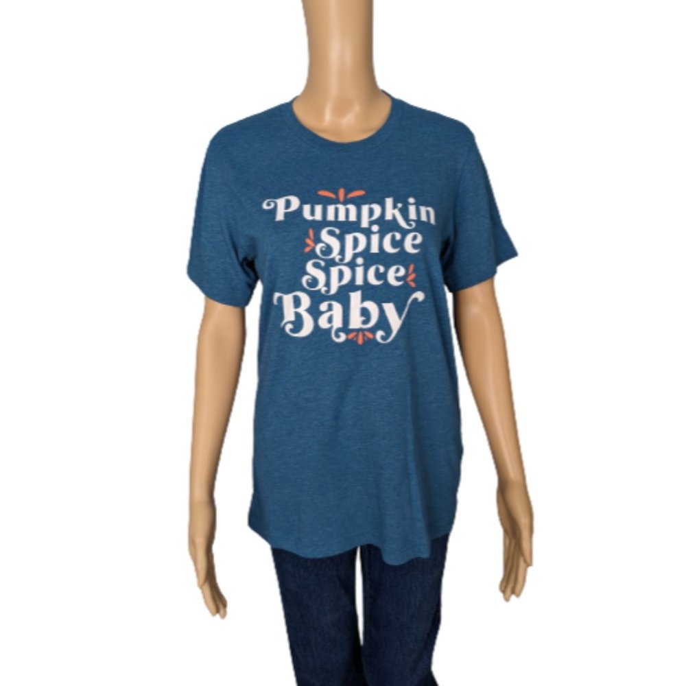 Bella Canvas Pumpkin Spice Spice Baby Graphic T-Shirt M